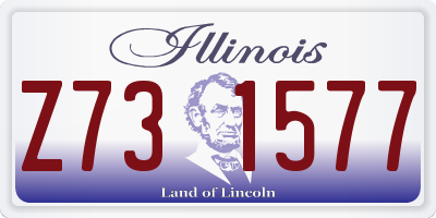 IL license plate Z731577
