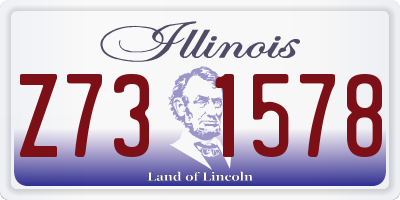 IL license plate Z731578