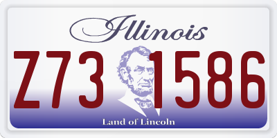 IL license plate Z731586