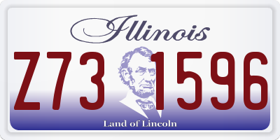 IL license plate Z731596