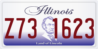 IL license plate Z731623