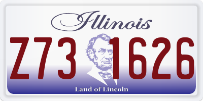 IL license plate Z731626