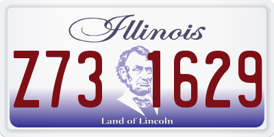IL license plate Z731629