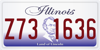 IL license plate Z731636
