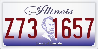 IL license plate Z731657