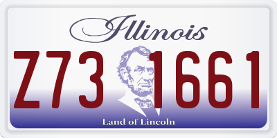 IL license plate Z731661