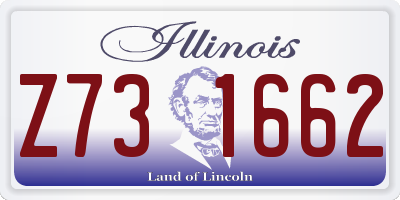 IL license plate Z731662