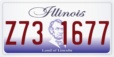 IL license plate Z731677