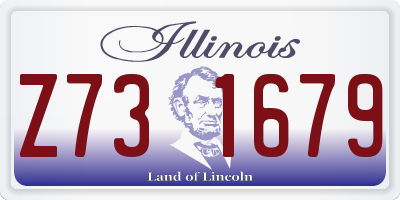 IL license plate Z731679