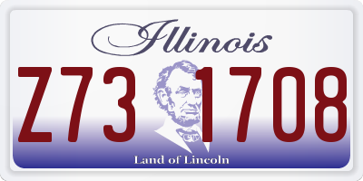 IL license plate Z731708