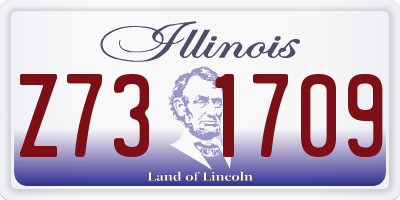 IL license plate Z731709
