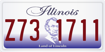 IL license plate Z731711