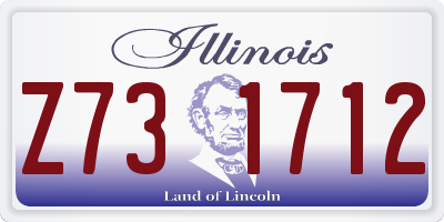 IL license plate Z731712