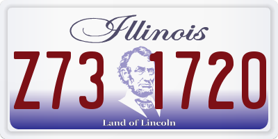 IL license plate Z731720
