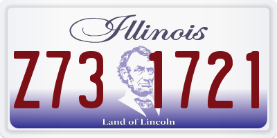 IL license plate Z731721