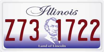 IL license plate Z731722