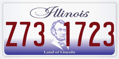 IL license plate Z731723