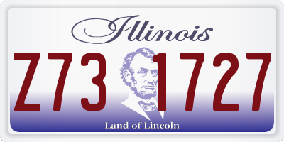 IL license plate Z731727