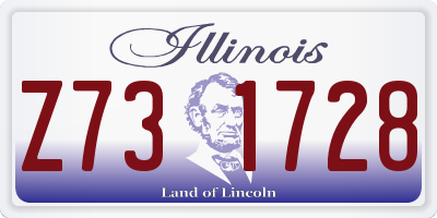 IL license plate Z731728
