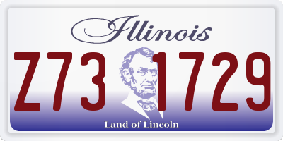IL license plate Z731729