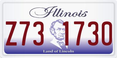 IL license plate Z731730