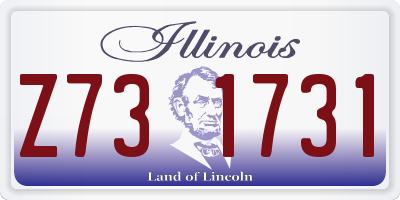 IL license plate Z731731
