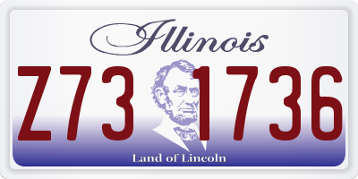 IL license plate Z731736