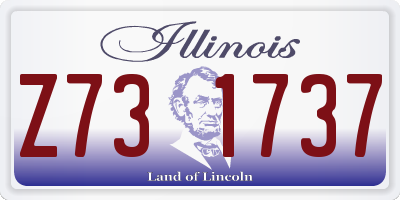 IL license plate Z731737