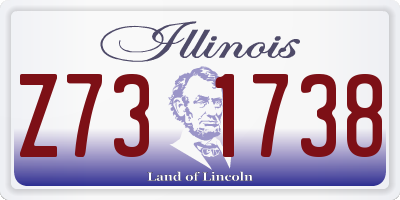 IL license plate Z731738
