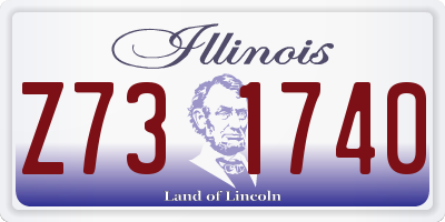 IL license plate Z731740