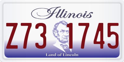 IL license plate Z731745