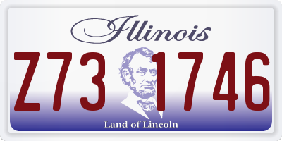 IL license plate Z731746