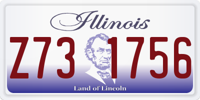 IL license plate Z731756