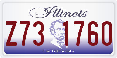 IL license plate Z731760