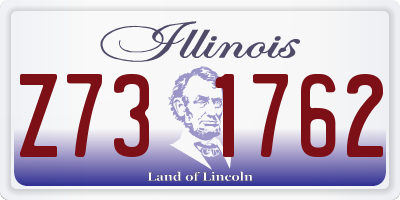 IL license plate Z731762