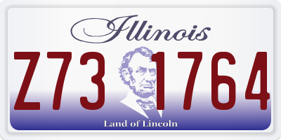 IL license plate Z731764
