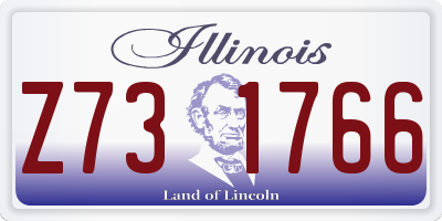IL license plate Z731766