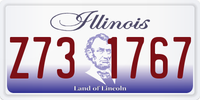 IL license plate Z731767