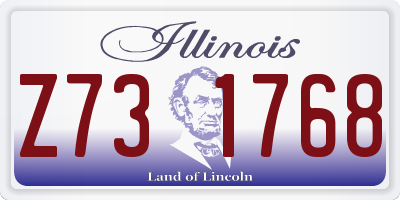 IL license plate Z731768