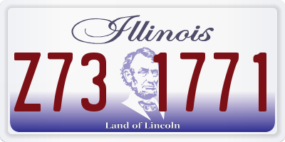 IL license plate Z731771