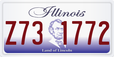 IL license plate Z731772