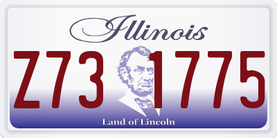 IL license plate Z731775