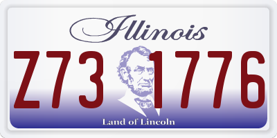 IL license plate Z731776