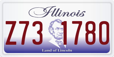 IL license plate Z731780