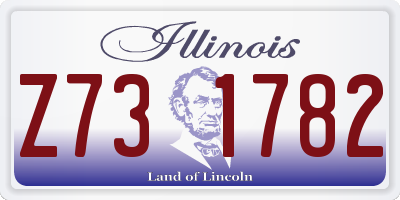 IL license plate Z731782