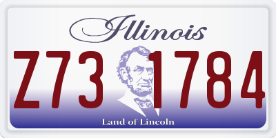 IL license plate Z731784