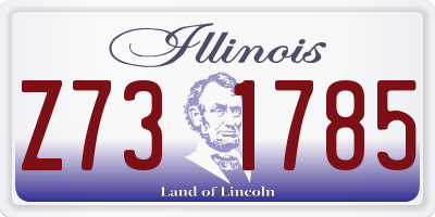 IL license plate Z731785