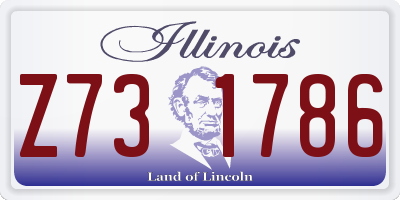 IL license plate Z731786