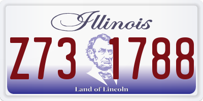 IL license plate Z731788