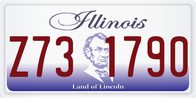 IL license plate Z731790